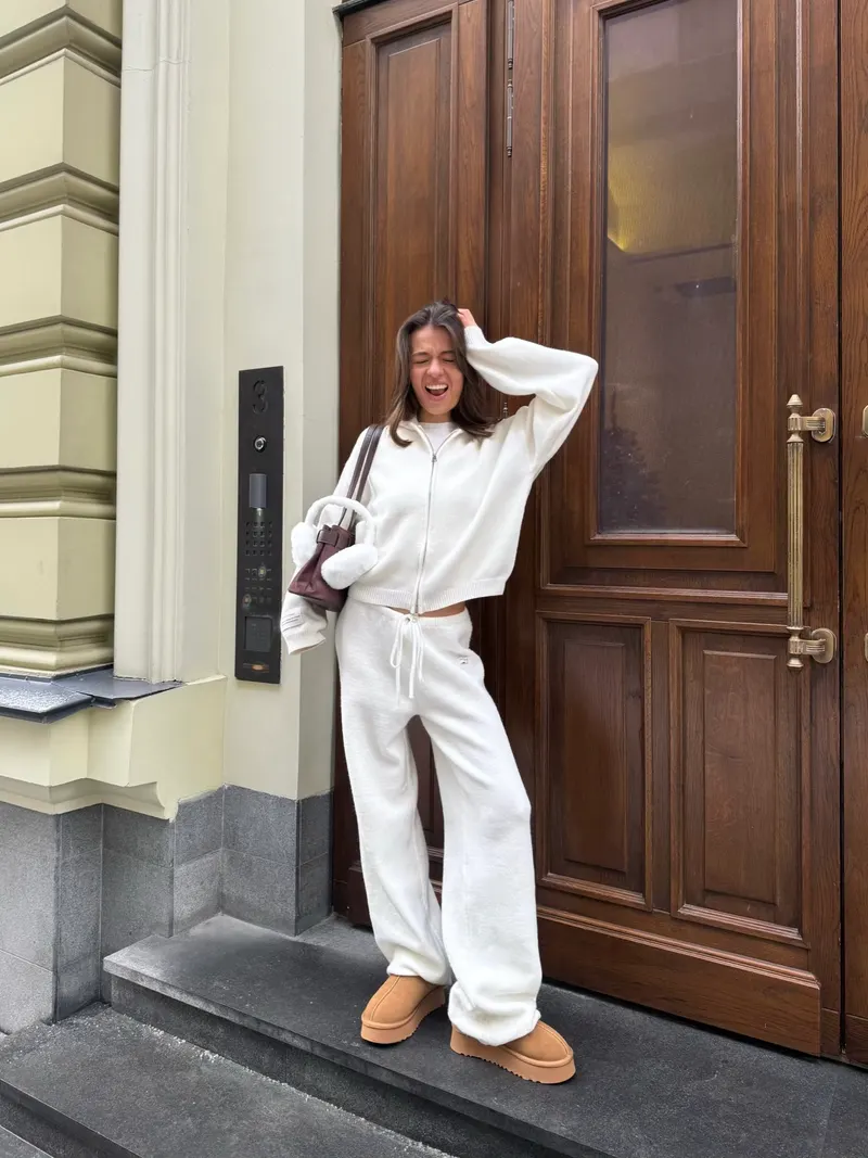 Штаны вязаные